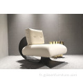 Chaise longue Alta et pouf